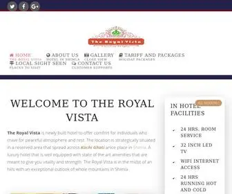 Theroyalvistashimla.com(The Royal Vista Shimla) Screenshot