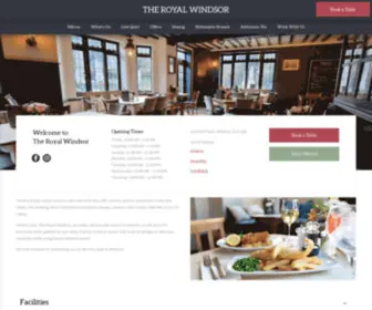 Theroyalwindsor.co.uk(The Royal Windsor) Screenshot