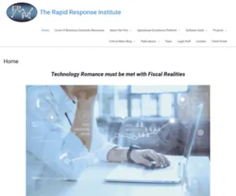 Therrinstitute.com(The Rapid Response Institute) Screenshot