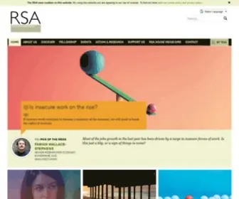 Thersa.org(The RSA) Screenshot