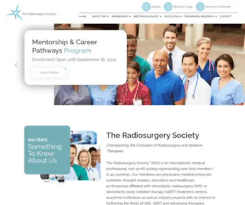 Therss.org(The Radiosurgery Society) Screenshot