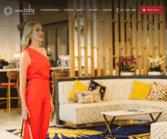 Therubycollection.com.au(Arise Ruby Gold Coast) Screenshot