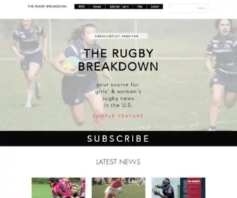 Therugbybreakdown.com(The Rugby Breakdown) Screenshot