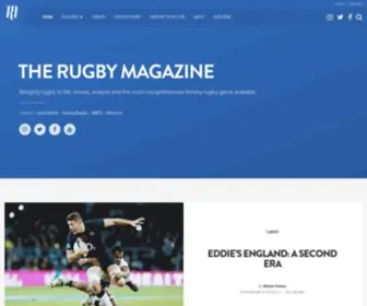 Therugbymagazine.com(The Rugby Magazine) Screenshot