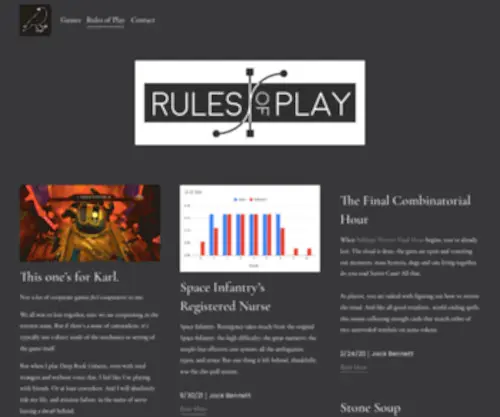 Therulesofplay.com(Blog) Screenshot
