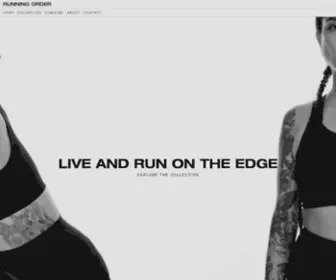 Therunningorder.com(Therunningorder) Screenshot