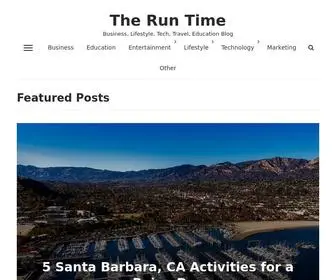 Theruntime.com(The Run Time) Screenshot