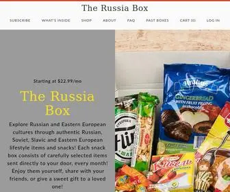 Therussiabox.com(The Russia Box) Screenshot