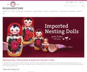 Therussianstore.com(Nesting Dolls) Screenshot