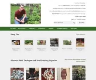 Therustedgarden.com(The Rusted Garden Vegetable Seeds & Home Garden Supplies) Screenshot