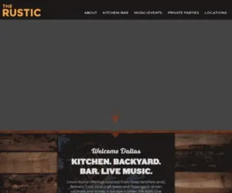 Therustic.com(The Rustic) Screenshot