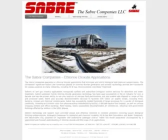 Thesabrecompanies.com(Chlorine Dioxide (ClO2) Water Treatment and Decontamination Applications) Screenshot