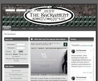 Thesacrament.net(The Sacrament) Screenshot