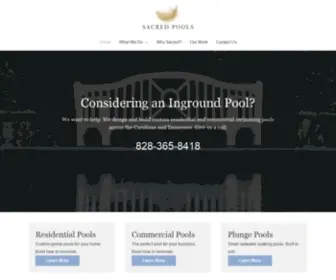 Thesacredpool.com(Sacred Pools) Screenshot