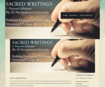 ThesacredwritingsofjPrescottjohnson.com(Cloudaccess.net message) Screenshot