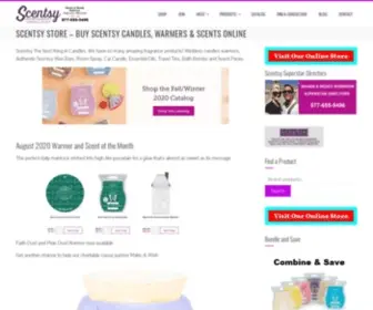Thesafestcandles.com(Scentsy Candle Warmers & Wax Bars) Screenshot