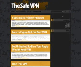 ThesafeVPN.com(The Safe VPN) Screenshot