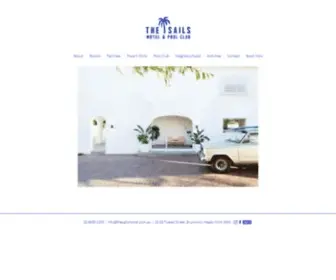 Thesailsmotel.com.au(The Sails offers 22 motel style rooms in the heart of Brunswick Heads) Screenshot