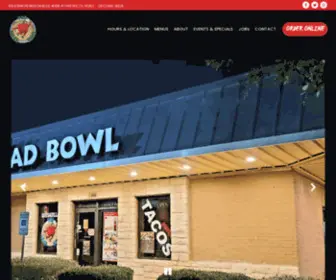 Thesaladbowlroanoke.com(This Restaurant) Screenshot