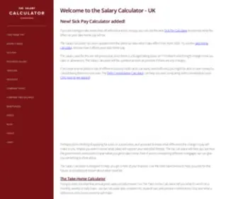 Thesalarycalculator.co.uk(The Salary Calculator/ 2023 Tax Calculator) Screenshot