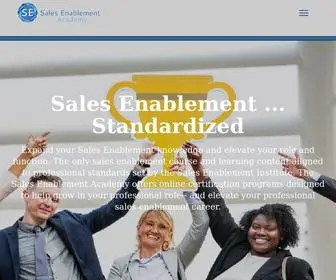 Thesalesenablementacademy.com(The Sales Enablement Academy) Screenshot