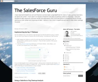 Thesalesforceguru.com(The SalesForce Guru) Screenshot