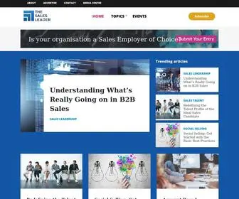 Thesalesleader.com.au(The Sales Leader) Screenshot