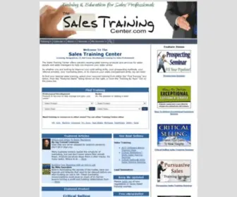Thesalestrainingcenter.com(Provides CE (continuing education)) Screenshot