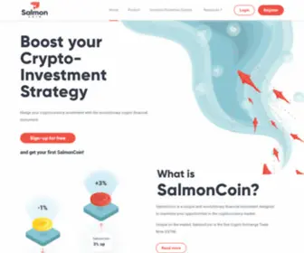 Thesalmoncoin.com(SalmonCoin) Screenshot