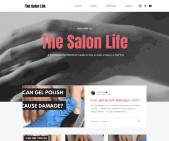 Thesalonlife.ca(A Nail Technician's Blog) Screenshot