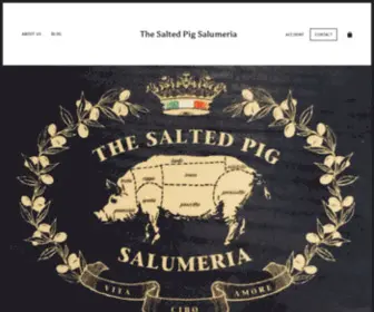 Thesaltedpigsalumeria.com.au(The Salted Pig Salumeria) Screenshot