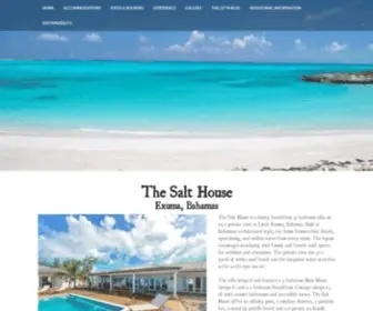 Thesalthouseexuma.com(The Salt House) Screenshot