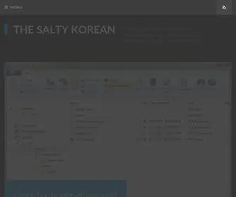 Thesaltykorean.com(The Salty Korean) Screenshot