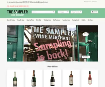 Thesampler.co.uk(The Sampler) Screenshot