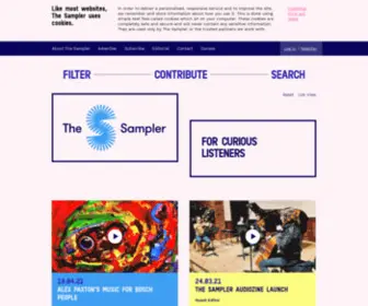 Thesampler.org(The Sampler) Screenshot