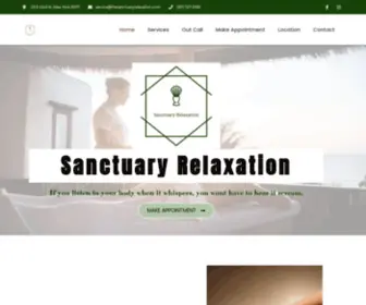 Thesanctuaryrelaxation.com(Sanctuary Relaxation) Screenshot