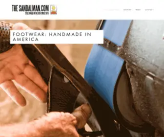 Thesandalman.com(The Sandalman) Screenshot