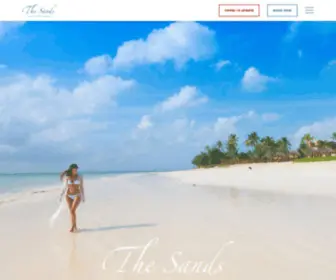 Thesandszanzibar.com(The Sands) Screenshot