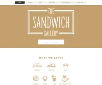 Thesandwichgallery.com(The Sandwich Gallery) Screenshot