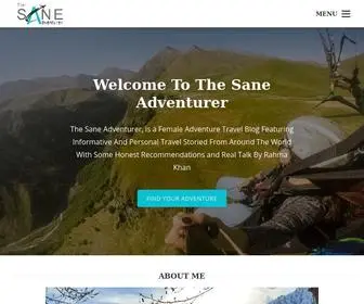Thesaneadventurer.com(The Sane Adventurer) Screenshot