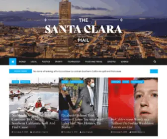 Thesantaclaramail.com(The Santa Clara Mail) Screenshot