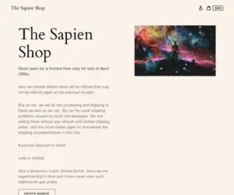 Thesapienshop.com(The Sapien Shop) Screenshot