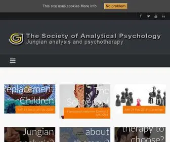 Thesap.org.uk(Society of Analytical Psychology) Screenshot