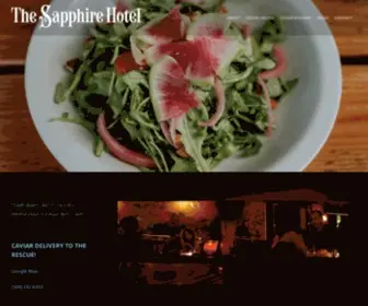 Thesapphirehotel.com(The Sapphire Hotel) Screenshot