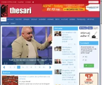 Thesari.com(Lajme) Screenshot