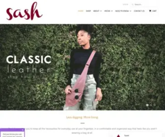 Thesashbag.com(Sash Bag) Screenshot
