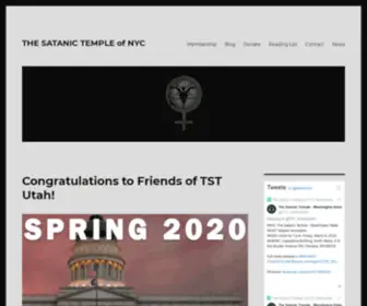 Thesatanictemplenyc.com(The Satanic Temple of NYC) Screenshot