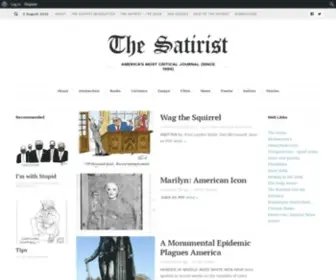 Thesatirist.com(The Satirist: America's Most Critical Journal (since 1999)) Screenshot