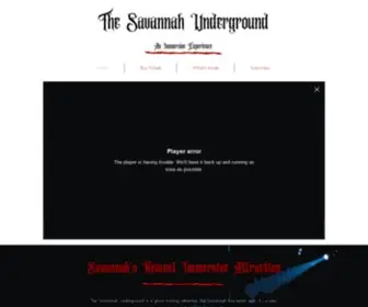 Thesavannahunderground.com(Savannah Underground) Screenshot