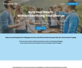 Thesavvylife.com(Personal finance coach) Screenshot